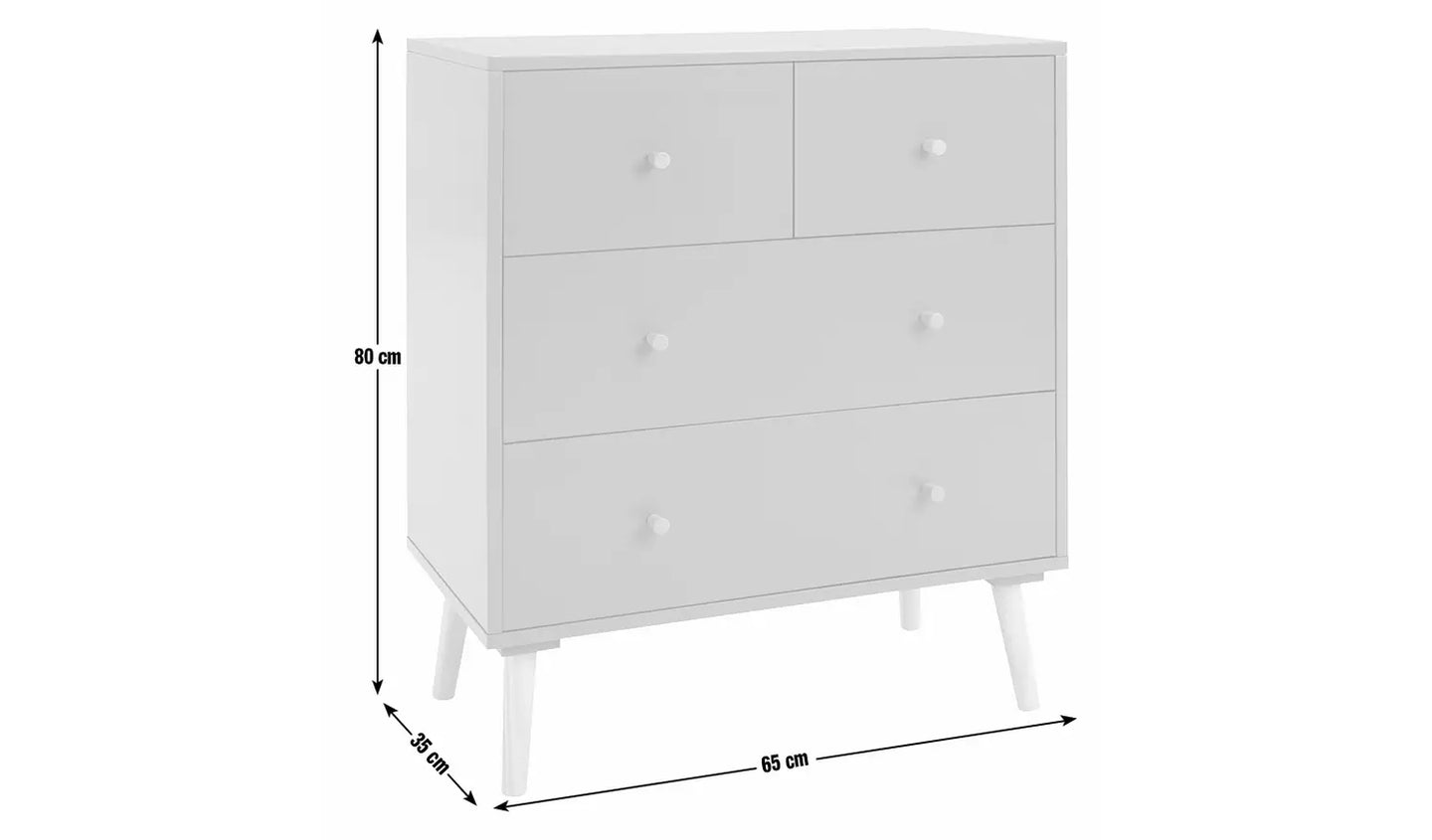 Habitat Otto 4 Drawer Chest - Grey